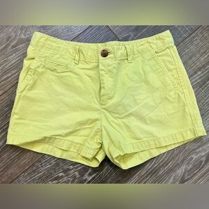 GAP Yellow Bermudas Classic Summer Shorts